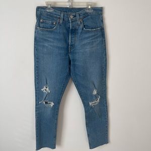 Levi’s High Waist Straight Fit Jeans